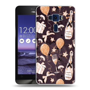 Пластиковый чехол на Asus ZenFone 3 5.2 с принтом Новый год