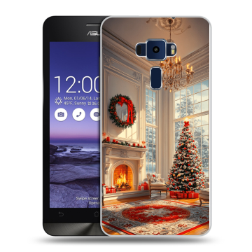 Пластиковый чехол на Asus ZenFone 3 5.2 с принтом Новый год Пластиковый чехол на Asus ZenFone 3 5.2 с принтом Новый год
