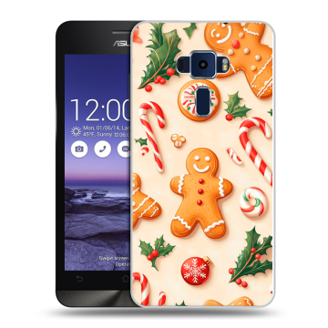 Пластиковый чехол на Asus ZenFone 3 5.2 с принтом Новый год Пластиковый чехол на Asus ZenFone 3 5.2 с принтом Новый год