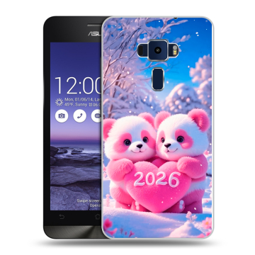 Пластиковый чехол на Asus ZenFone 3 5.2 с принтом Новый год Пластиковый чехол на Asus ZenFone 3 5.2 с принтом Новый год
