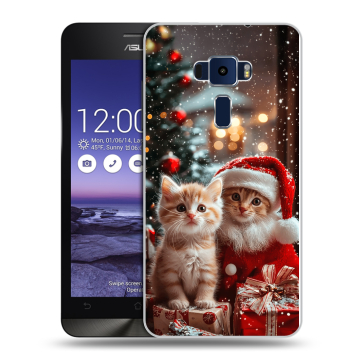 Пластиковый чехол на Asus ZenFone 3 5.2 с принтом Новый год Пластиковый чехол на Asus ZenFone 3 5.2 с принтом Новый год