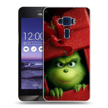 Пластиковый чехол на Asus ZenFone 3 5.2 с принтом Новый год Пластиковый чехол на Asus ZenFone 3 5.2 с принтом Новый год
