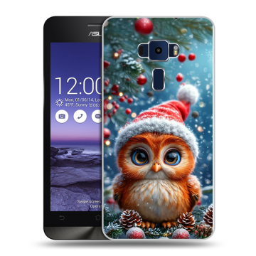 Пластиковый чехол на Asus ZenFone 3 5.2 с принтом Новый год Пластиковый чехол на Asus ZenFone 3 5.2 с принтом Новый год