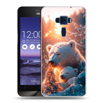 Пластиковый чехол на Asus ZenFone 3 5.2 с принтом Новый год Пластиковый чехол на Asus ZenFone 3 5.2 с принтом Новый год