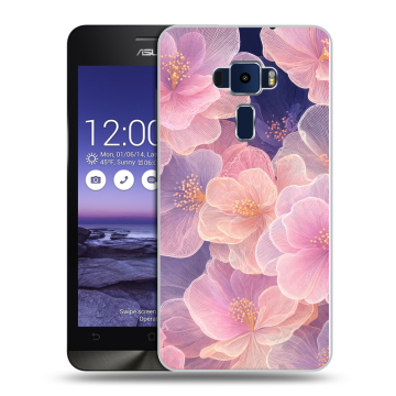 Пластиковый чехол на Asus ZenFone 3 5.2 с принтом женский Пластиковый чехол на Asus ZenFone 3 5.2 с принтом женский