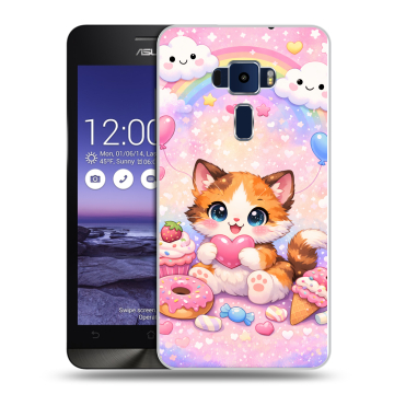 Пластиковый чехол на Asus ZenFone 3 5.2 с принтом для девочек