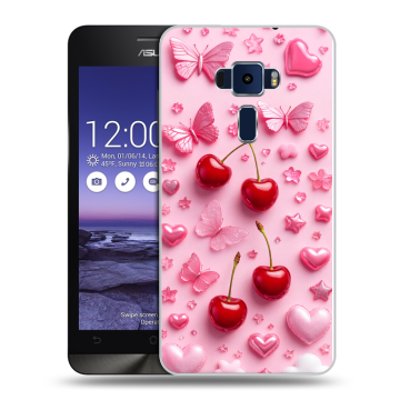 Пластиковый чехол на Asus ZenFone 3 5.2 с принтом для девочек