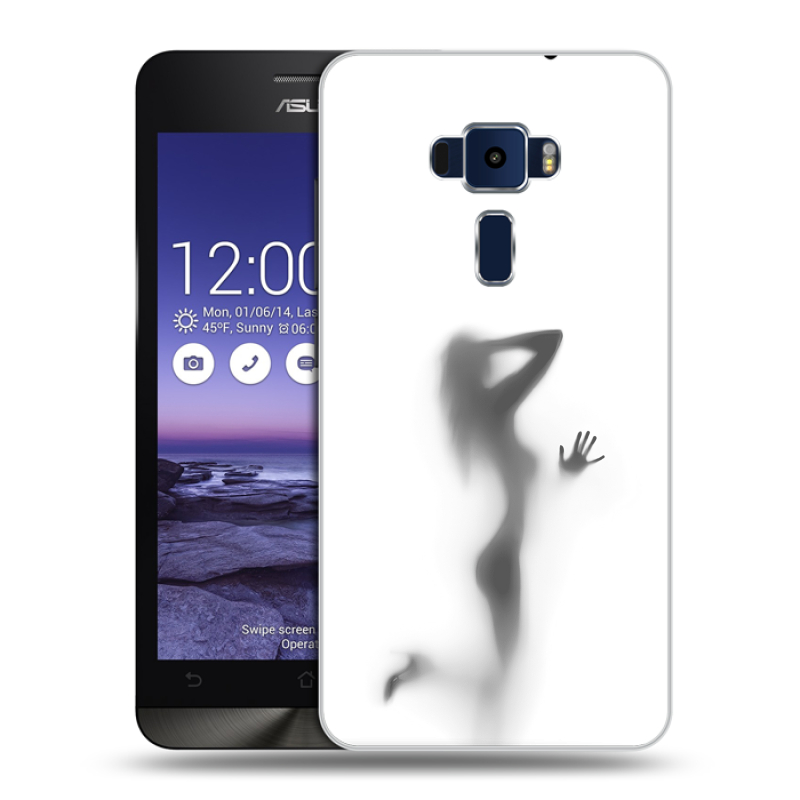 Пластиковый чехол на Asus ZenFone 3 5.2 с принтом Силуэт Пластиковый чехол на Asus ZenFone 3 5.2 с принтом Силуэт