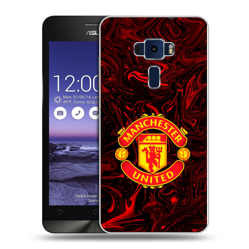 Пластиковый чехол на Asus ZenFone 3 5.2 с принтом Manchester United Пластиковый чехол на Asus ZenFone 3 5.2 с принтом Manchester United