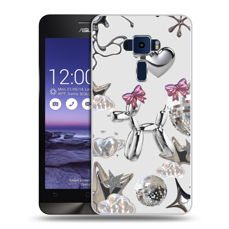 Пластиковый чехол на Asus ZenFone 3 5.2 с принтом Y2K Пластиковый чехол на Asus ZenFone 3 5.2 с принтом Y2K