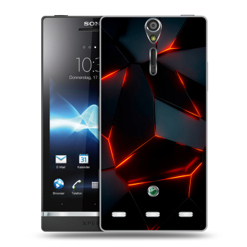 Пластиковый чехол на Sony Xperia S с принтом Яркие абстракции Пластиковый чехол на Sony Xperia S с принтом Яркие абстракции