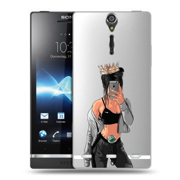 Пластиковый чехол на Sony Xperia S с принтом Женские принты Пластиковый чехол на Sony Xperia S с принтом Женские принты
