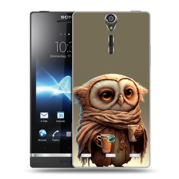 Пластиковый чехол на Sony Xperia S с принтом Сова Пластиковый чехол на Sony Xperia S с принтом Сова