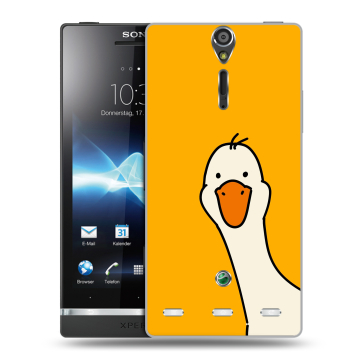 Пластиковый чехол на Sony Xperia S с принтом Утка