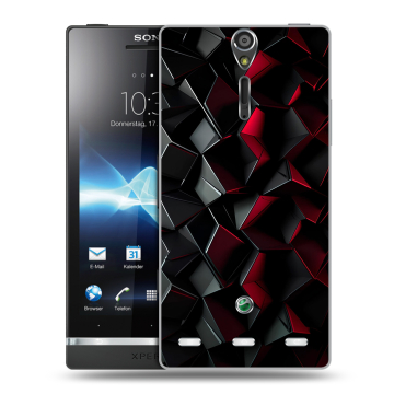 Пластиковый чехол на Sony Xperia S с принтом Абстракция Пластиковый чехол на Sony Xperia S с принтом Абстракция