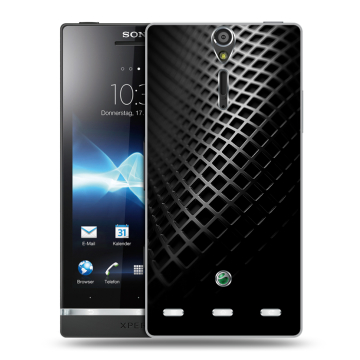 Пластиковый чехол на Sony Xperia S с принтом Текстура металла Пластиковый чехол на Sony Xperia S с принтом Текстура металла