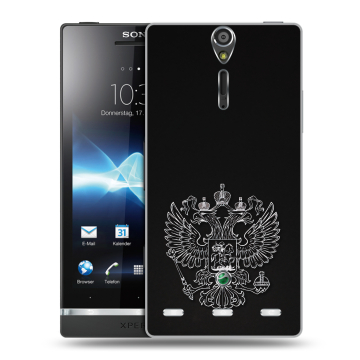 Пластиковый чехол на Sony Xperia S с принтом Герб России Пластиковый чехол на Sony Xperia S с принтом Герб России