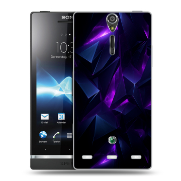 Пластиковый чехол на Sony Xperia S с принтом Абстракиция Пластиковый чехол на Sony Xperia S с принтом Абстракиция