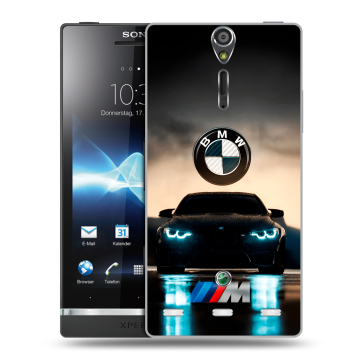 Пластиковый чехол на Sony Xperia S с принтом БМВ BMW