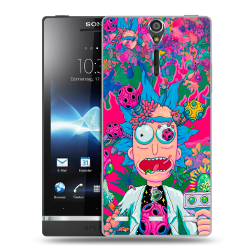 Пластиковый чехол на Sony Xperia S с принтом Рик и Морти Rick Morty Пластиковый чехол на Sony Xperia S с принтом Рик и Морти Rick Morty
