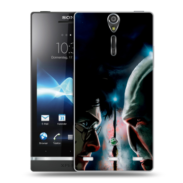 Пластиковый чехол на Sony Xperia S с принтом Гарри Поттер Harry Potter
