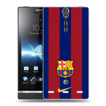 Пластиковый чехол на Sony Xperia S с принтом Барселона Barcelona