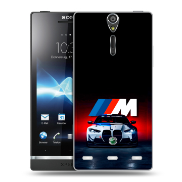 Пластиковый чехол на Sony Xperia S с принтом БМВ BMW