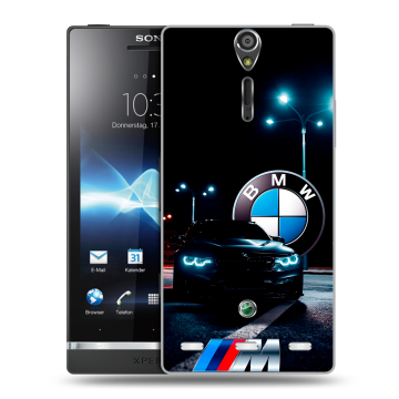 Пластиковый чехол на Sony Xperia S с принтом БМВ BMW