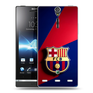Пластиковый чехол на Sony Xperia S с принтом Барселона Barcelona
