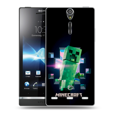 Пластиковый чехол на Sony Xperia S с принтом Майнкрафт Minecraft Пластиковый чехол на Sony Xperia S с принтом Майнкрафт Minecraft