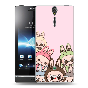 Пластиковый чехол на Sony Xperia S с принтом Лабубу