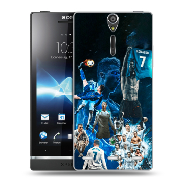Пластиковый чехол на Sony Xperia S с принтом Реал Роналдо