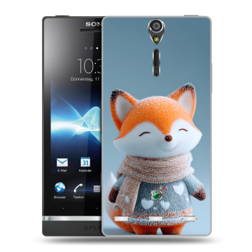 Пластиковый чехол на Sony Xperia S с принтом Лиса