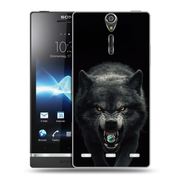 Пластиковый чехол на Sony Xperia S с принтом Волк Пластиковый чехол на Sony Xperia S с принтом Волк