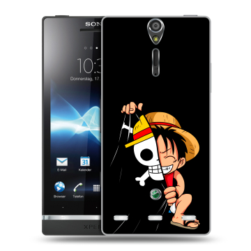 Пластиковый чехол на Sony Xperia S с принтом One Piece Ван Пис