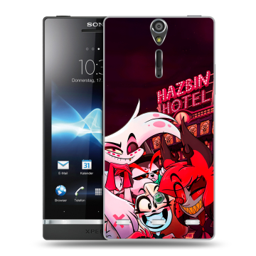 Пластиковый чехол на Sony Xperia S с принтом Hazbin Hotel Отель Хазбин Пластиковый чехол на Sony Xperia S с принтом Hazbin Hotel Отель Хазбин