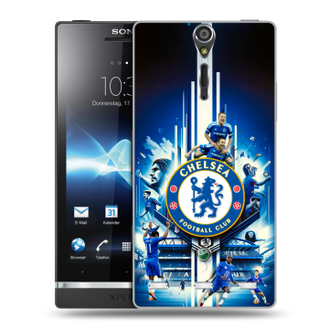 Пластиковый чехол на Sony Xperia S с принтом Chelsea Челси