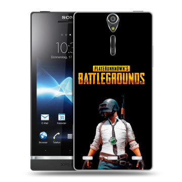 Пластиковый чехол на Sony Xperia S с принтом PUGB ПАГБ Пластиковый чехол на Sony Xperia S с принтом PUGB ПАГБ