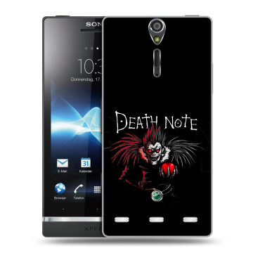 Пластиковый чехол на Sony Xperia S с принтом Death note Тетрадь смерти Пластиковый чехол на Sony Xperia S с принтом Death note Тетрадь смерти