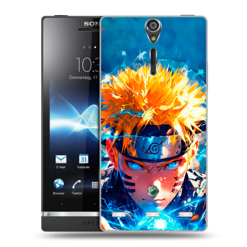 Пластиковый чехол на Sony Xperia S с принтом Аниме Наруто Naruto