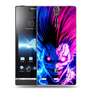 Пластиковый чехол на Sony Xperia S с принтом Death note Тетрадь смерти