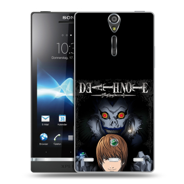 Пластиковый чехол на Sony Xperia S с принтом Death note Тетрадь смерти
