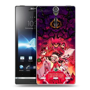 Пластиковый чехол на Sony Xperia S с принтом Hazbin Hotel Отель Хазбин Пластиковый чехол на Sony Xperia S с принтом Hazbin Hotel Отель Хазбин