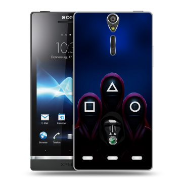 Пластиковый чехол на Sony Xperia S с принтом Игра Кальмара