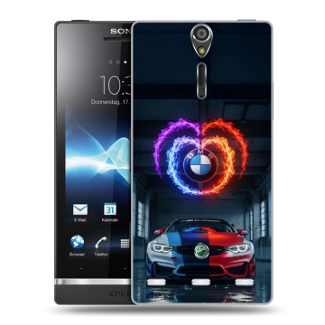 Пластиковый чехол на Sony Xperia S с принтом BMW БМВ Пластиковый чехол на Sony Xperia S с принтом BMW БМВ
