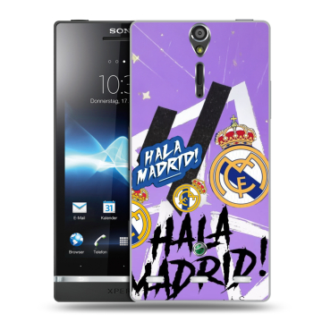 Пластиковый чехол на Sony Xperia S с принтом Real Madrid Реал Мадрид Пластиковый чехол на Sony Xperia S с принтом Real Madrid Реал Мадрид