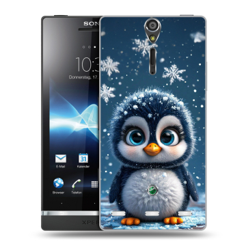 Пластиковый чехол на Sony Xperia S с принтом Новый год