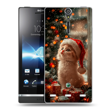 Пластиковый чехол на Sony Xperia S с принтом Новый год