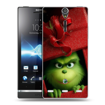 Пластиковый чехол на Sony Xperia S с принтом Новый год