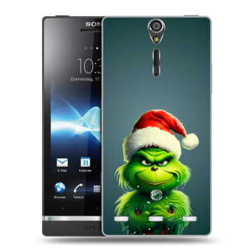 Пластиковый чехол на Sony Xperia S с принтом Новый год